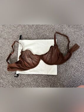 Cuup The Plunge Bra in Chocolate Brown 34E